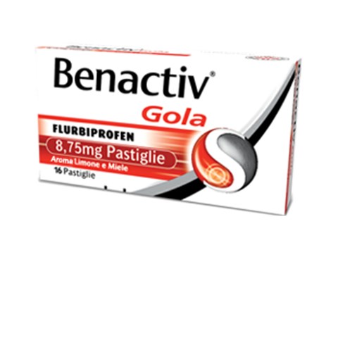 RECKITT BENCKISER H.(IT.) SPA BENACTIV GOLA*16 pastiglie 8,75 mg limone miele RECKITT BENCKISER H.(IT.) SPA