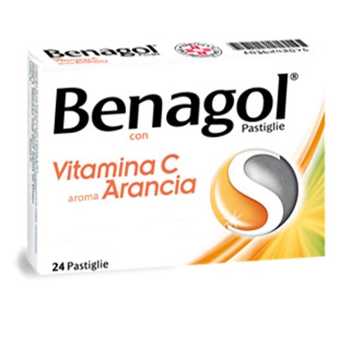 RECKITT BENCKISER H.(IT.) SPA BENAGOL VITAMINA C*24 pastiglie arancia RECKITT BENCKISER H.(IT.) SPA