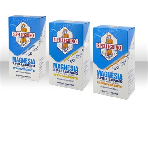 VEMEDIA MANUFACTURING B.V. MAGNESIA SAN PELLEGRINO*orale polv eff limone 100 g 45% VEMEDIA MANUFACTURING B.V.