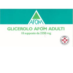 GLICEROLO (AFOM)*AD 18 supp 2.250 mg