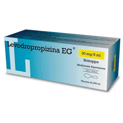 EG SPA LEVODROPROPIZINA (EG)*scir 200 ml 30 mg/5 ml EG SPA