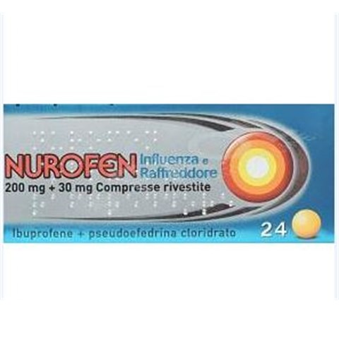 RECKITT BENCKISER H.(IT.) SPA NUROFEN INFLUENZA E RAFFREDDORE*24 cpr riv 200 mg + 30 mg RECKITT BENCKISER H.(IT.) SPA