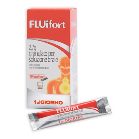 DOMPE' FARMACEUTICI SPA FLUIFORT*10 bust grat 2,7 g DOMPE' FARMACEUTICI SPA