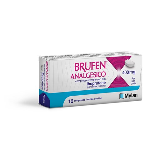 MYLAN SPA BRUFEN ANALGESICO*12 cpr riv 400 mg MYLAN SPA