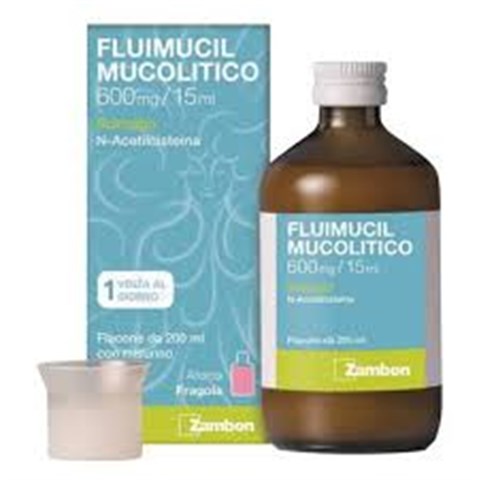 ZAMBON ITALIA SRL FLUIMUCIL MUCOLITICO*scir 200 ml 600 mg/15 ml ZAMBON ITALIA SRL