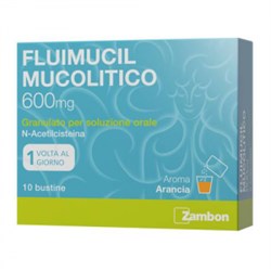 FLUIMUCIL MUCOLITICO*orale grat 10 bust 600 mg