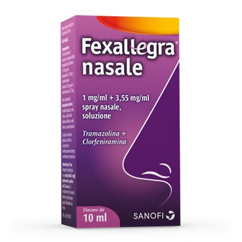 OPELLA HEALTHCARE ITALY SRL FEXALLEGRA NASALE*spray nasale 10 ml 1 mg/ml + 3,55 mg/ml OPELLA HEALTHCARE ITALY SRL