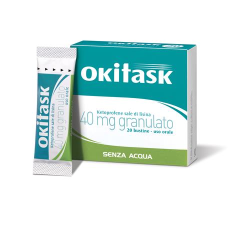 DOMPE' FARMACEUTICI SPA OKITASK*orale grat 20 bust 40 mg DOMPE' FARMACEUTICI SPA