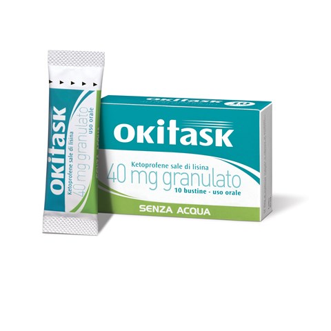 DOMPE' FARMACEUTICI SPA OKITASK*orale grat 10 bust 40 mg DOMPE' FARMACEUTICI SPA