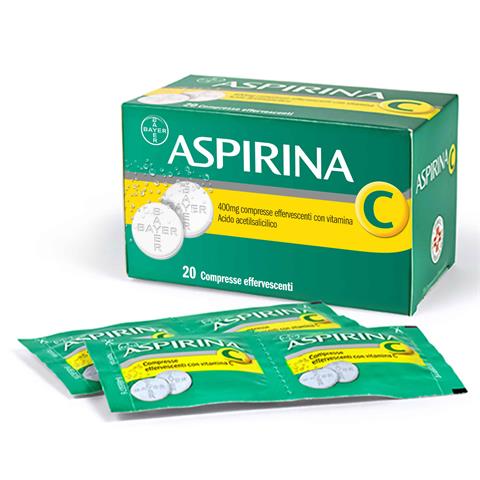 BAYER SPA ASPIRINA C*20 cpr eff 400 mg + 240 mg BAYER SPA