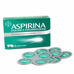 041962034 aspirina dolore e infiammazione20 cpr riv 500 mg