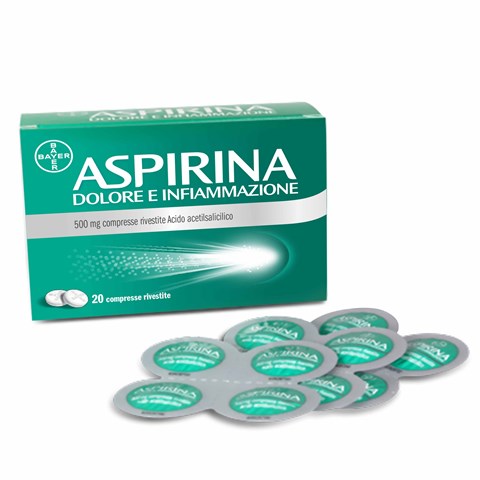 BAYER SPA ASPIRINA DOLORE E INFIAMMAZIONE*20 cpr riv 500 mg BAYER SPA