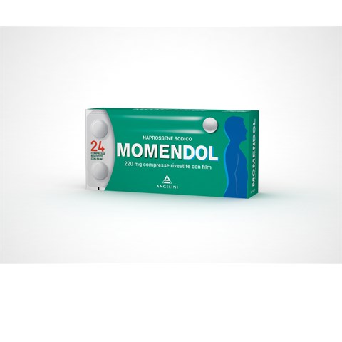 ANGELINI PHARMA ITALIA SPA MOMENDOL*24 cpr riv 220 mg ANGELINI PHARMA ITALIA SPA