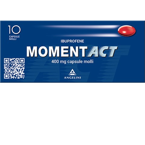 ANGELINI PHARMA ITALIA SPA MOMENTACT*10 cps molli 400 mg ANGELINI PHARMA ITALIA SPA