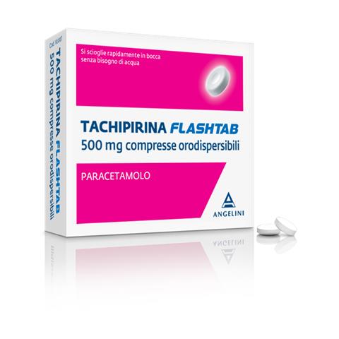 ANGELINI (A.C.R.A.F.) SPA TACHIPIRINA FLASHTAB*16 cpr orodispers 500 mg ANGELINI (A.C.R.A.F.) SPA