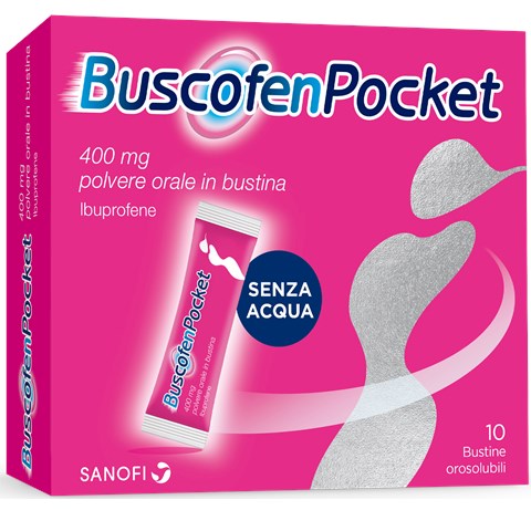 OPELLA HEALTHCARE ITALY SRL BUSCOFENPOCKET*orale polv 10 bust 400 mg OPELLA HEALTHCARE ITALY SRL