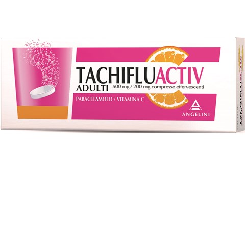 ANGELINI (A.C.R.A.F.) SPA TACHIFLUACTIV*12 cpr eff 500 mg + 200 mg ANGELINI (A.C.R.A.F.) SPA