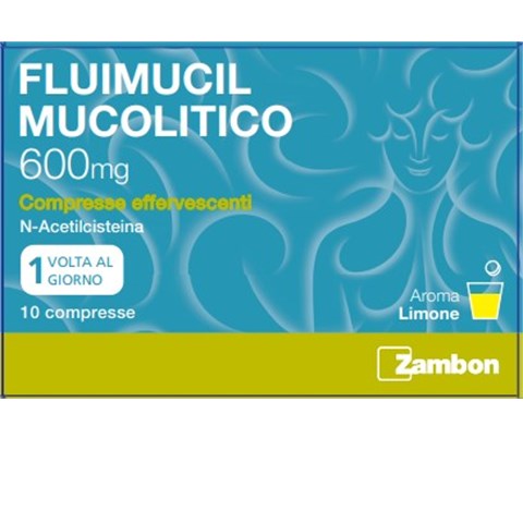 ZAMBON ITALIA SRL FLUIMUCIL MUCOLITICO*10 cpr eff 600 mg ZAMBON ITALIA SRL