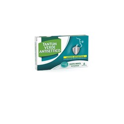 TANTUM VERDE ANTISETTICO*20 pastiglie gusto menta 0,6 mg + 1,20 mg