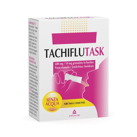 ANGELINI PHARMA ITALIA SPA TACHIFLUTASK*orale grat 10 bust 600 mg + 10 mg ANGELINI PHARMA ITALIA SPA