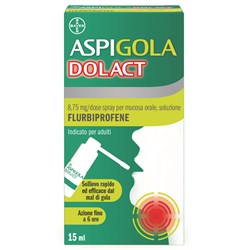 046444016 aspigoladolactspray mucosa orale 15 ml 875 mgdose
