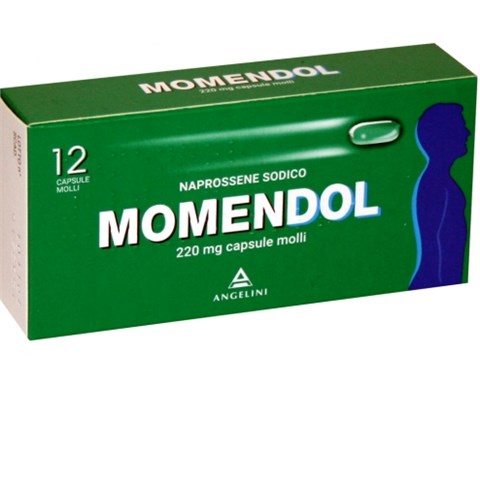 ANGELINI PHARMA ITALIA SPA MOMENDOL*12 cps molli 220 mg ANGELINI PHARMA ITALIA SPA