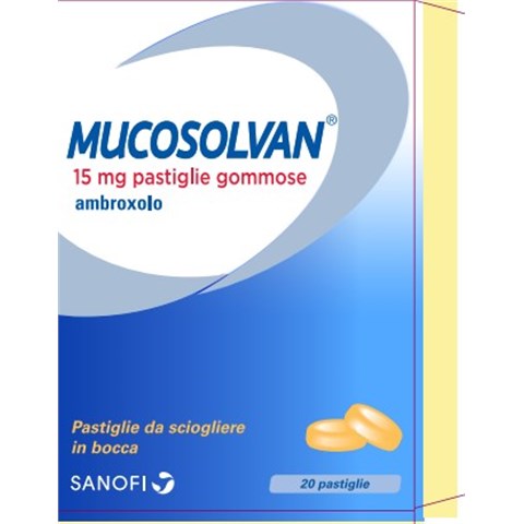 OPELLA HEALTHCARE ITALY SRL MUCOSOLVAN*20 pastiglie gommose 15 mg OPELLA HEALTHCARE ITALY SRL