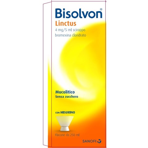 OPELLA HEALTHCARE ITALY SRL BISOLVON*linctus scir 250 ml 4 mg/5 ml aroma cioccolato ciliegia OPELLA HEALTHCARE ITALY SRL