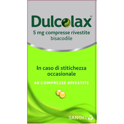 OPELLA HEALTHCARE ITALY SRL DULCOLAX*40 cpr riv 5 mg OPELLA HEALTHCARE ITALY SRL