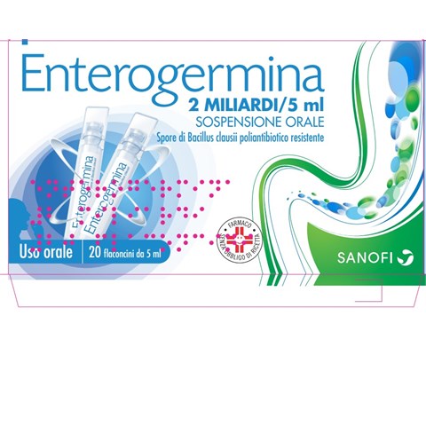 OPELLA HEALTHCARE ITALY SRL ENTEROGERMINA*orale sosp 20 flaconcini 2 mld 5 ml OPELLA HEALTHCARE ITALY SRL