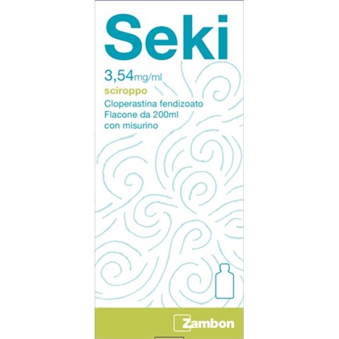 ZAMBON ITALIA SRL SEKI*scir 200 ml 3,54 mg/ml con bicchiere dosatore ZAMBON ITALIA SRL