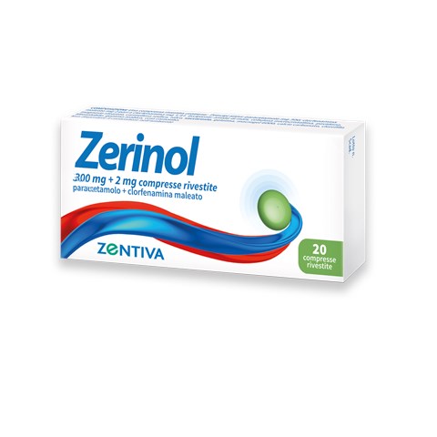 ZENTIVA ITALIA SRL ZERINOL*20 cpr riv 300 mg + 2 mg ZENTIVA ITALIA SRL