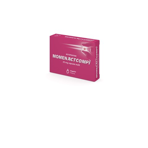 ANGELINI PHARMA ITALIA SPA MOMENACTCOMPI'*10 cps 25 mg ANGELINI PHARMA ITALIA SPA