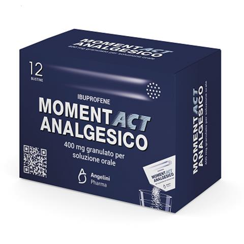 ANGELINI PHARMA ITALIA SPA MOMENTACT ANALGESICO*12 bust grat 400 mg ANGELINI PHARMA ITALIA SPA