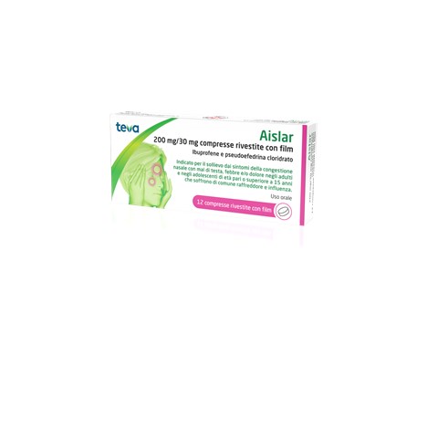 TEVA B.V. AISLAR*12 cpr riv 200 mg + 30 mg TEVA B.V.