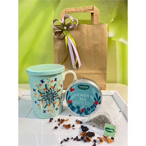 HP ITALIA SRL Idea regalo tisana lovely tea + tazza filtro acciaio HP ITALIA SRL