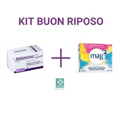 kit buon riposo melatonina viti retard mag 2