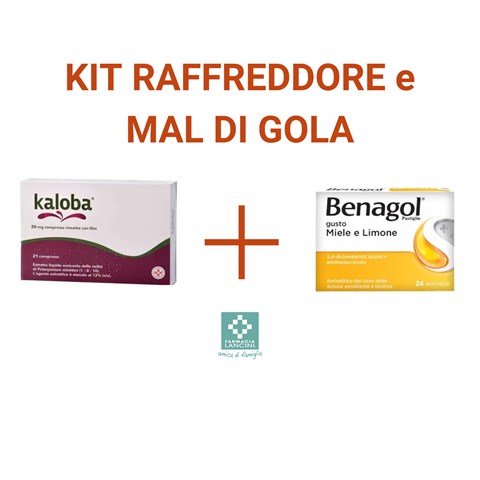  Kit raffreddore e mal di gola 